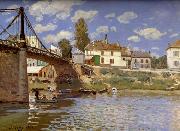 Bridge at Villeneuve-la-Garenne Alfred Sisley